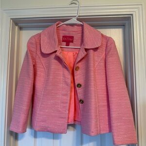 Pink Tweed Lilly Pulitzer Jacket